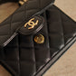 CHANEL 21K MICRO TOP HANDLE | BLACK