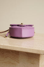 CHANEL 22S SMALL HEART BAG | PURPLE