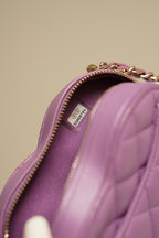 CHANEL 22S SMALL HEART BAG | PURPLE