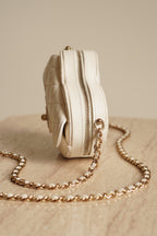 CHANEL 22S SMALL HEART BAG | WHITE