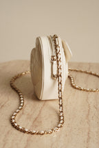 CHANEL 22S SMALL HEART BAG | WHITE