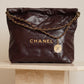 CHANEL 22 SMALL | DARK BROWN