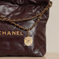 CHANEL 22 SMALL | DARK BROWN