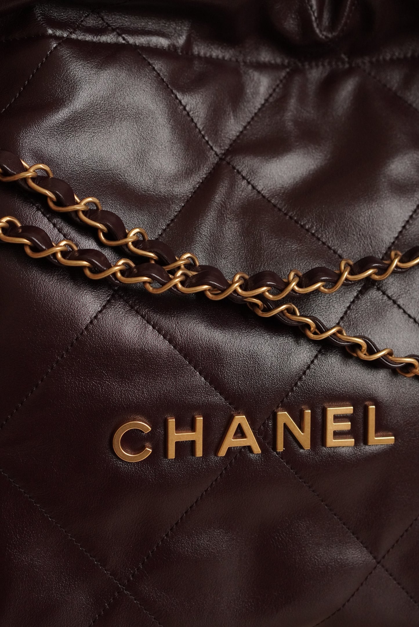CHANEL 22 SMALL | DARK BROWN