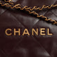 CHANEL 22 SMALL | DARK BROWN