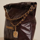 CHANEL 22 SMALL | DARK BROWN