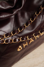 CHANEL 22 SMALL | DARK BROWN
