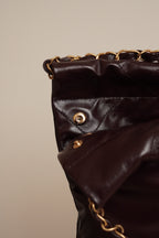 CHANEL 22 SMALL | DARK BROWN
