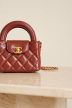 CHANEL 24A KELLY MICRO | BROWN