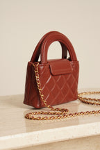 CHANEL 24A KELLY MICRO | BROWN