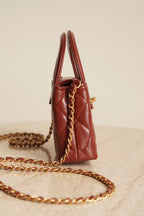 CHANEL 24A KELLY MICRO | BROWN