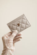 CHANEL 25C CLASSIC CARD HOLDER | LIGHT GREY