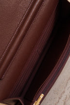 CHANEL 25K WALLET ON CHAIN | BROWN