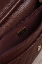 CHANEL 25K WALLET ON CHAIN | BROWN