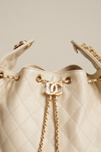 CHANEL 25 MEDIUM | LIGHT BEIGE