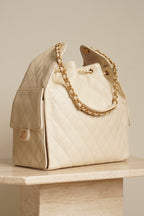 CHANEL 25 MEDIUM | LIGHT BEIGE