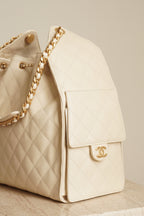 CHANEL 25 MEDIUM | LIGHT BEIGE