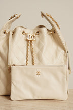 CHANEL 25 MEDIUM | LIGHT BEIGE