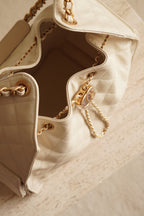 CHANEL 25 MEDIUM | LIGHT BEIGE