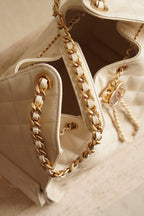 CHANEL 25 MEDIUM | LIGHT BEIGE