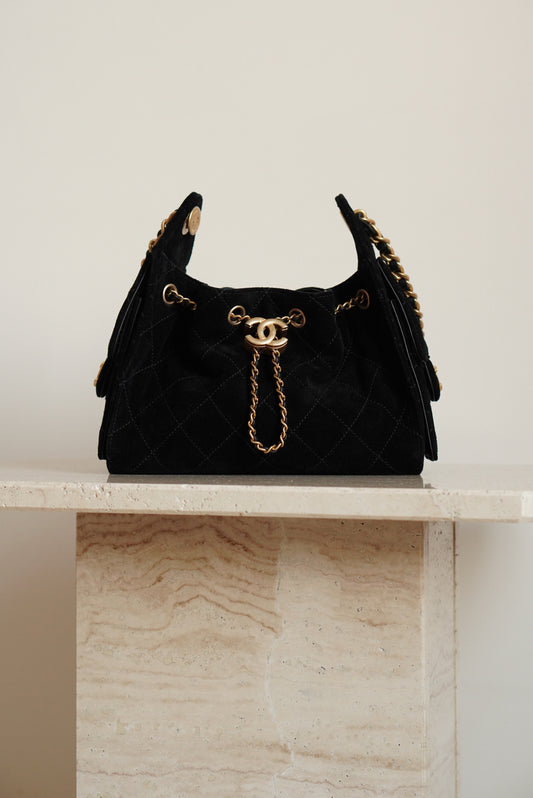 CHANEL 25 MINI | BLACK