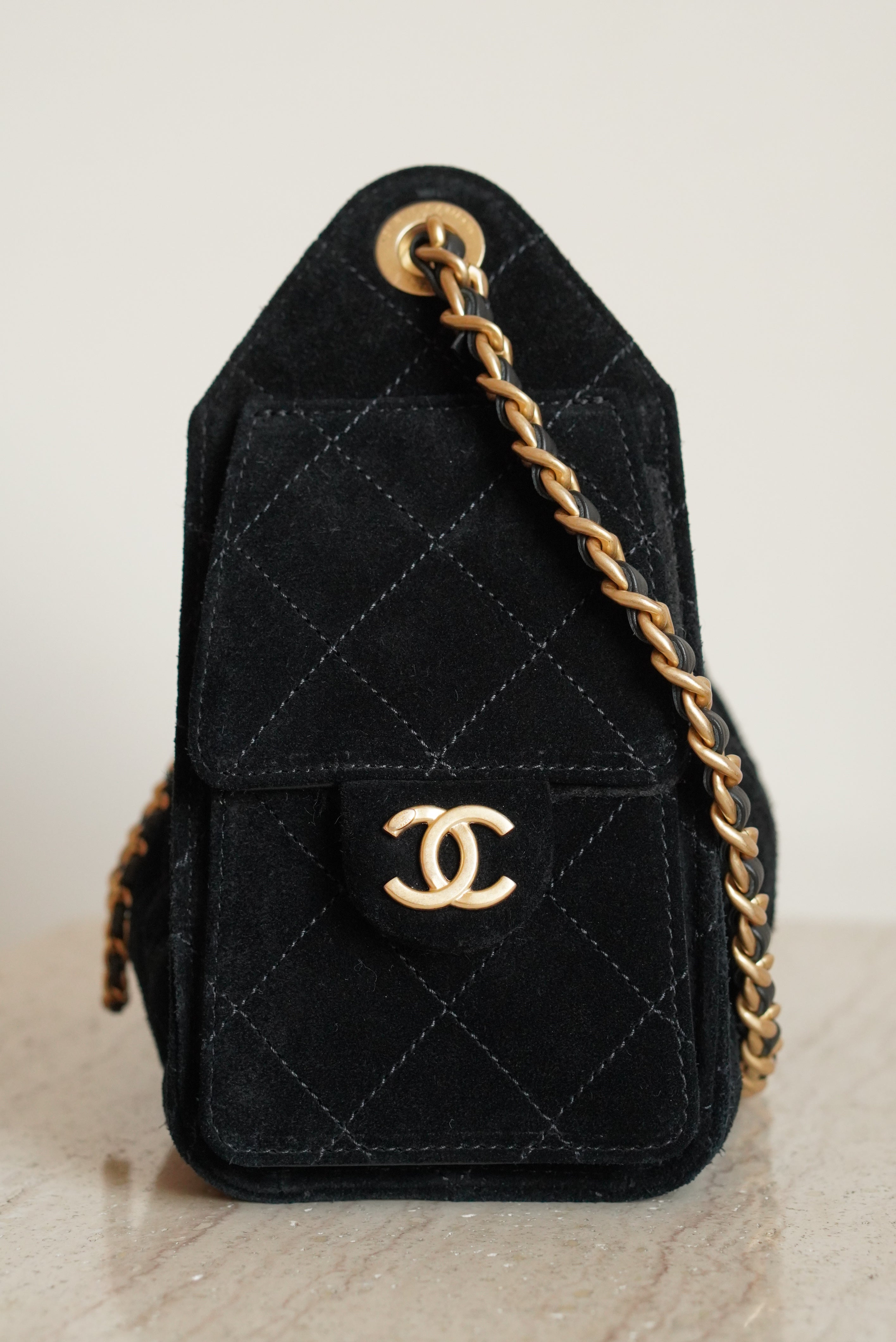 chanel mini velvet backpack THE MENUE - CHANEL 25 MINI