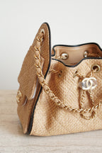 CHANEL 25 MINI | RAFFIA
