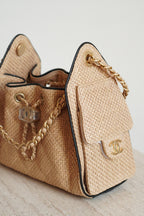 CHANEL 25 MINI | RAFFIA
