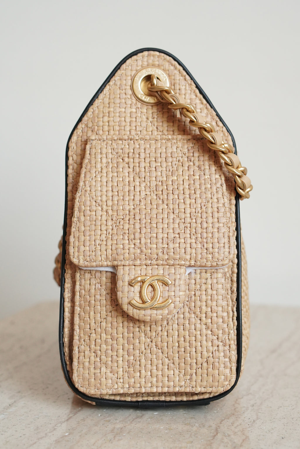 CHANEL 25 MINI | RAFFIA