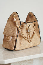 CHANEL 25 MINI | RAFFIA