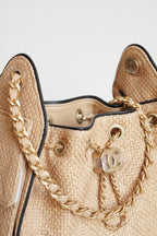 CHANEL 25 MINI | RAFFIA