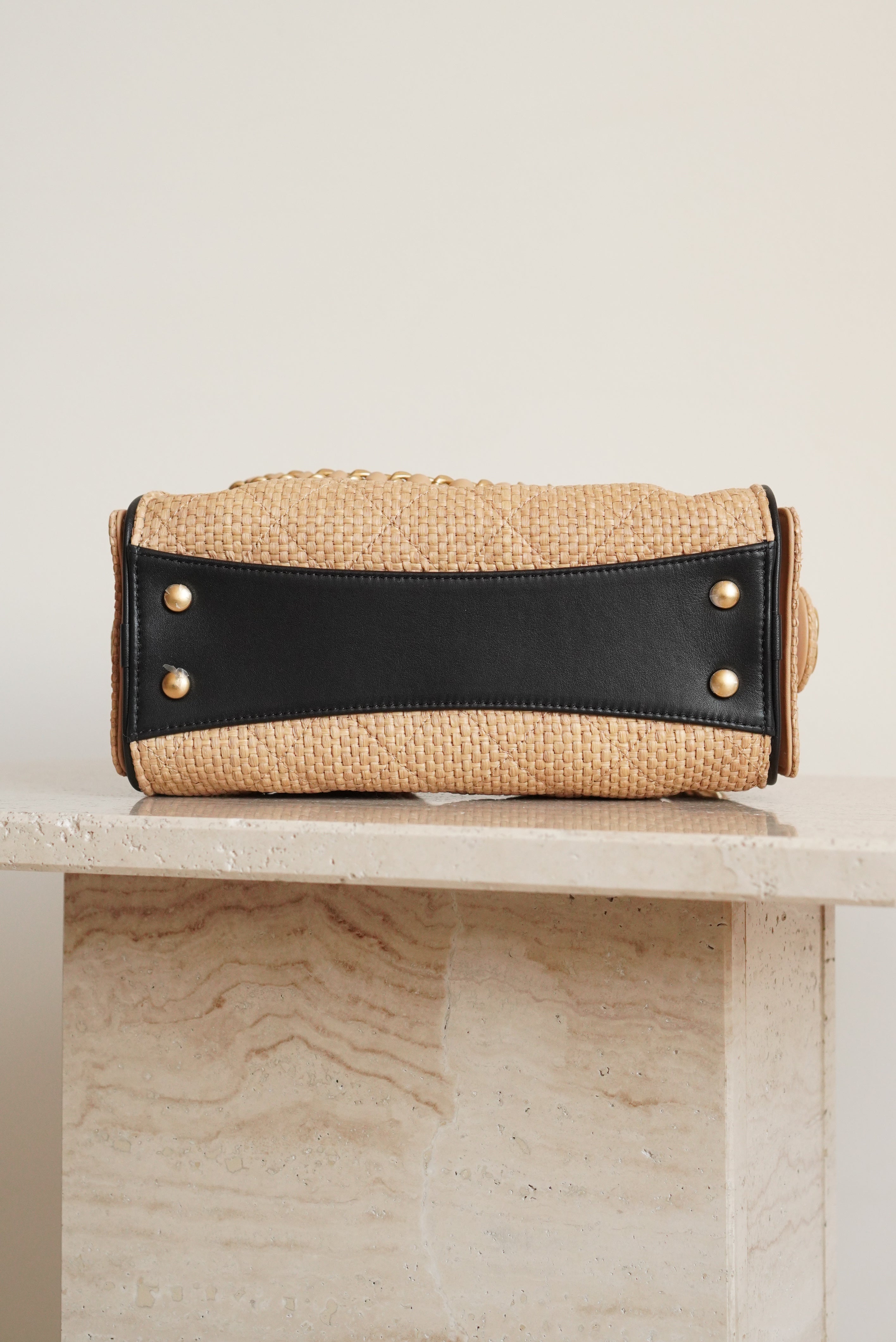 CHANEL 25 MINI | RAFFIA