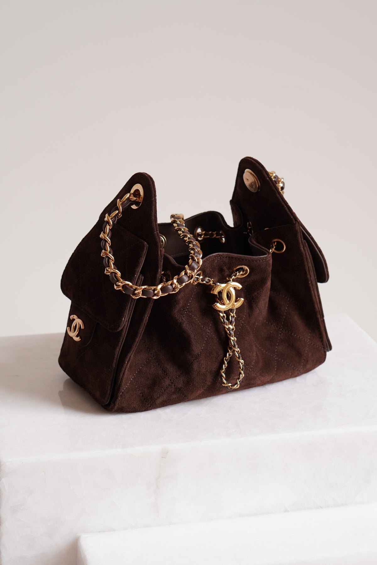 CHANEL 25 MINI | BROWN