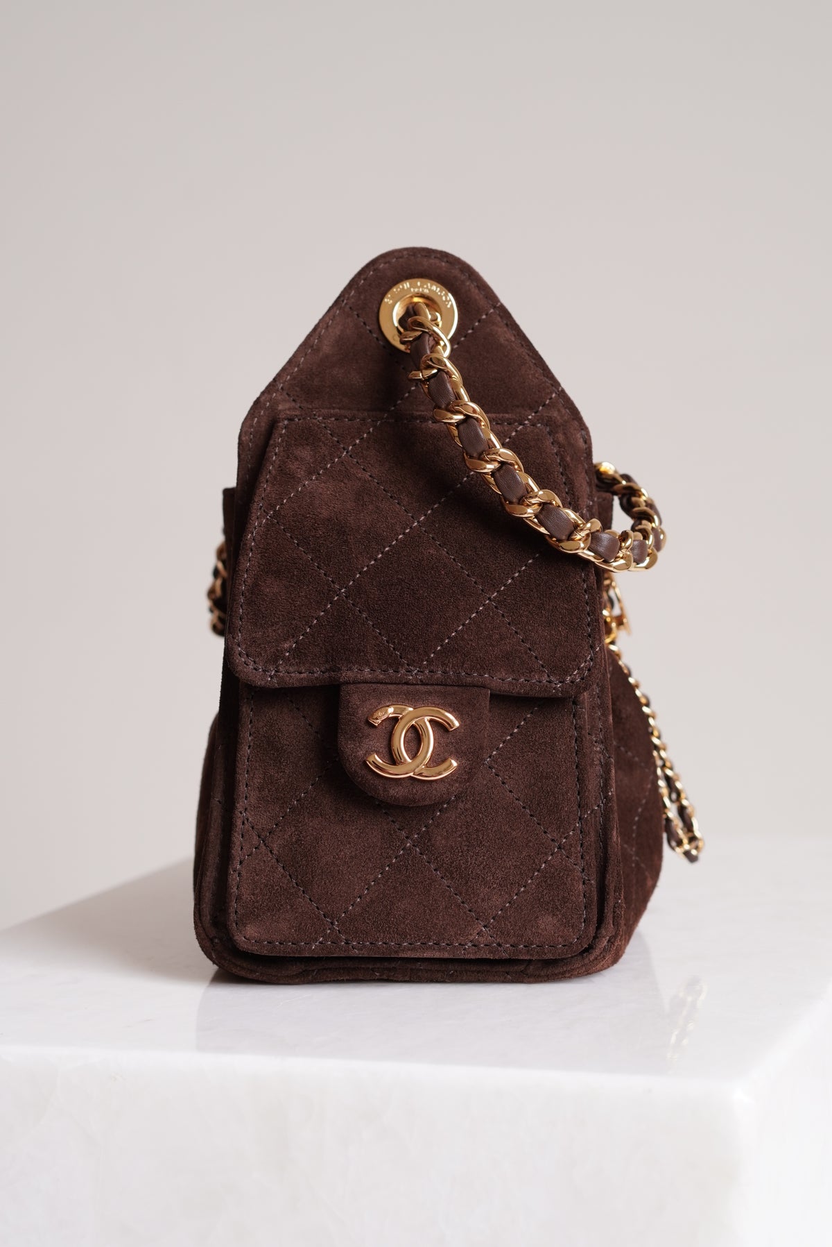CHANEL 25 MINI | BROWN