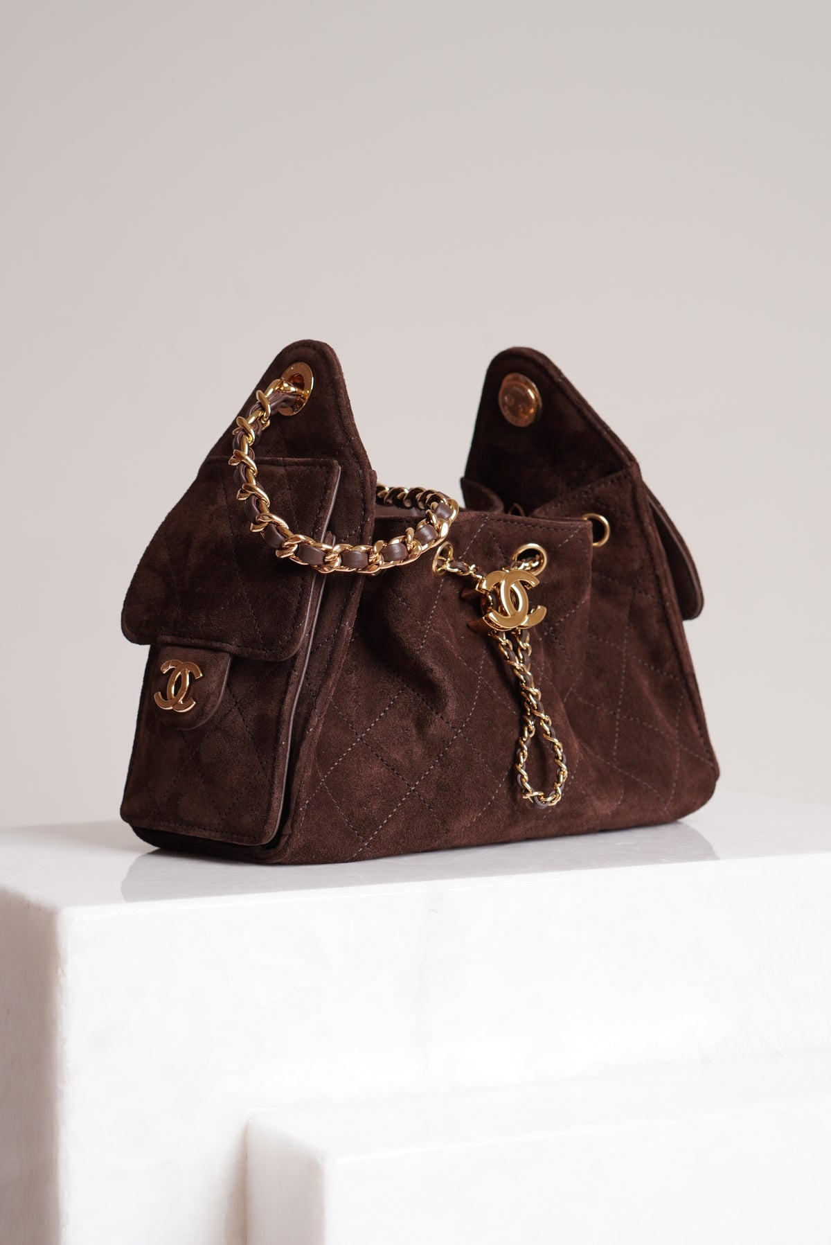 CHANEL 25 MINI | BROWN
