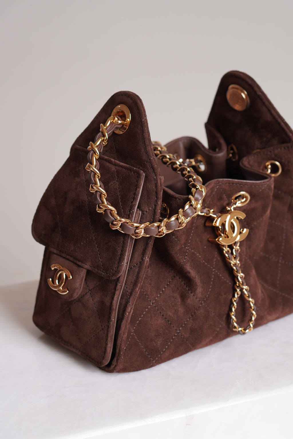 CHANEL 25 MINI | BROWN