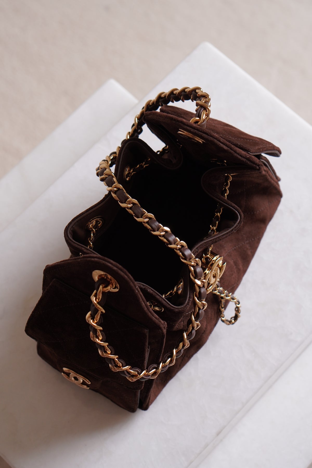 CHANEL 25 MINI | BROWN