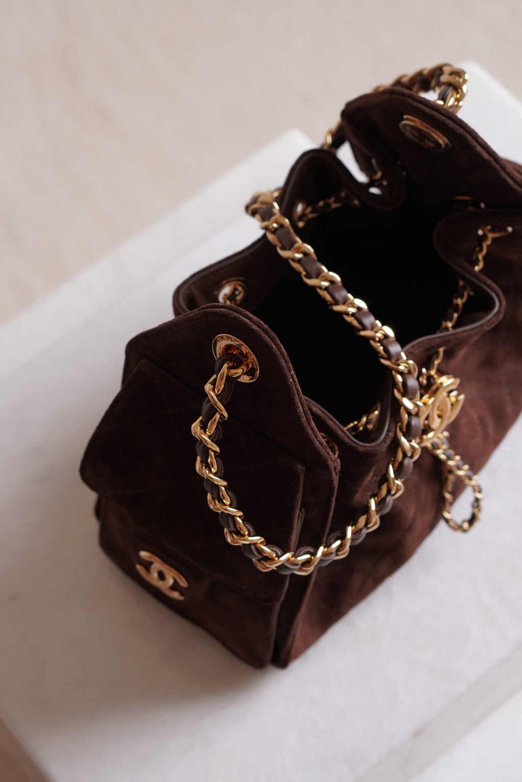 CHANEL 25 MINI | BROWN