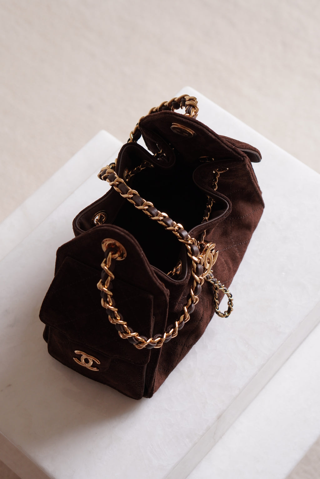 CHANEL 25 MINI | BROWN