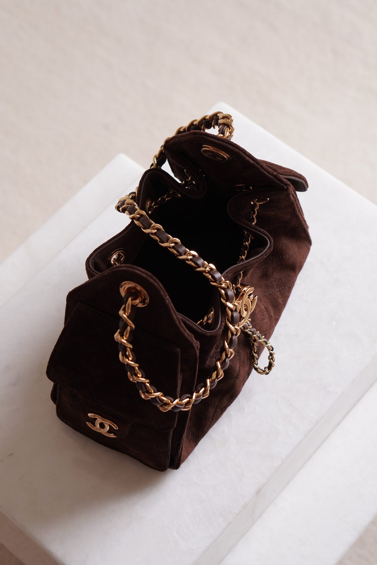 CHANEL 25 MINI | BROWN