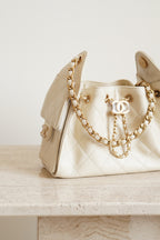 CHANEL 25 MINI | LIGHT BEIGE