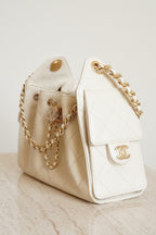 CHANEL 25 MINI | LIGHT BEIGE