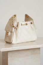 CHANEL 25 MINI | LIGHT BEIGE