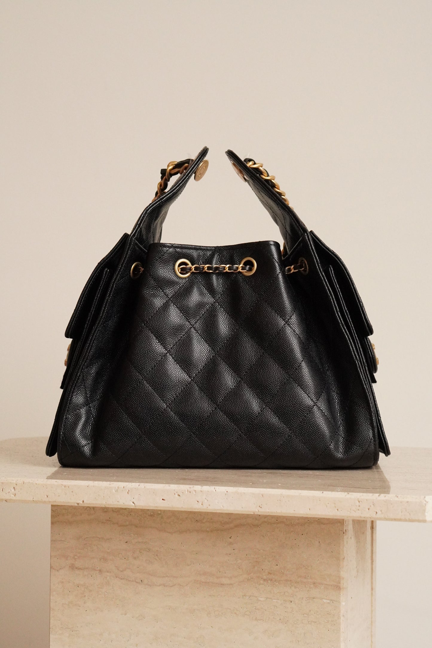 CHANEL 25 SMALL | BLACK