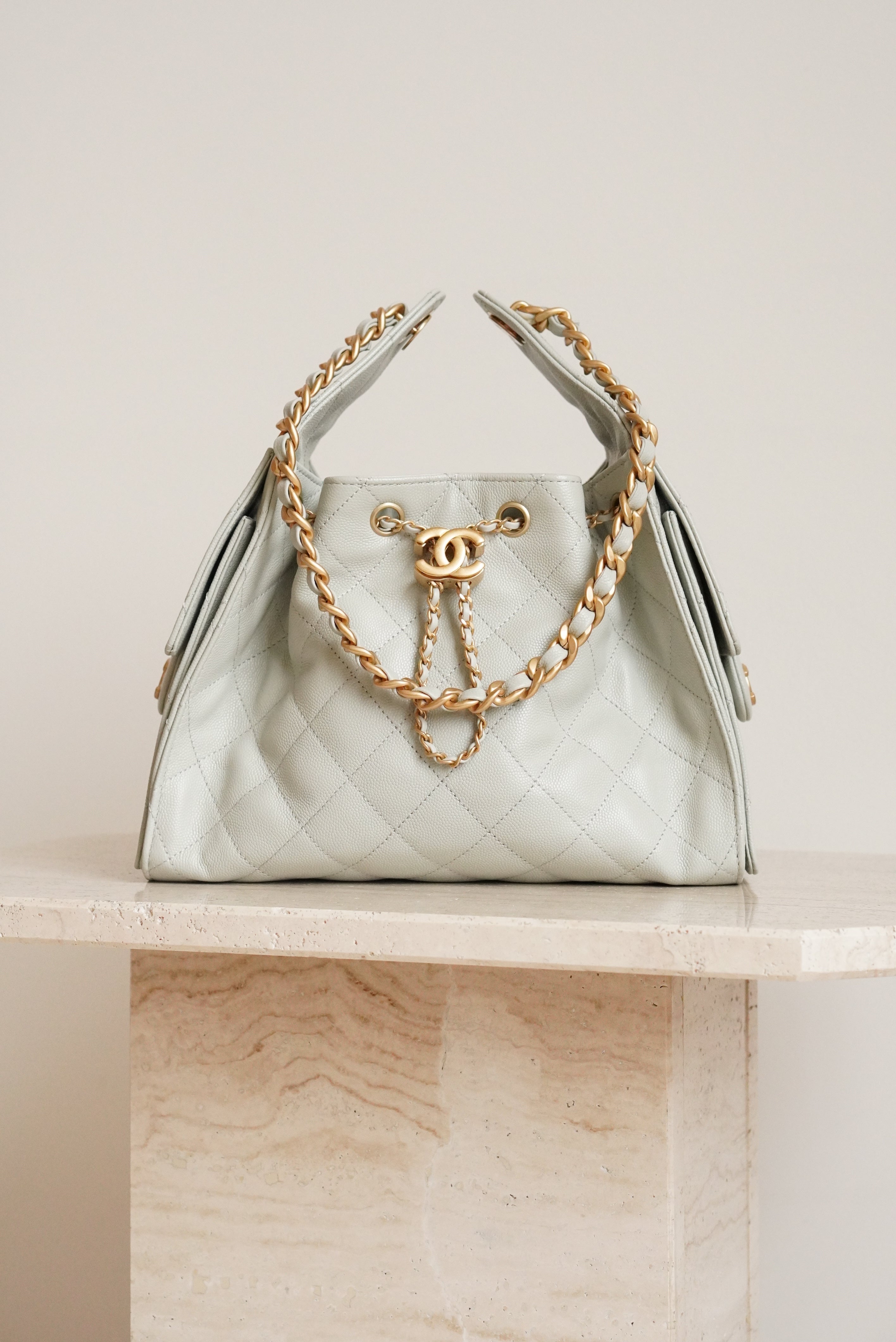 CHANEL 25 SMALL | PASTEL GREEN