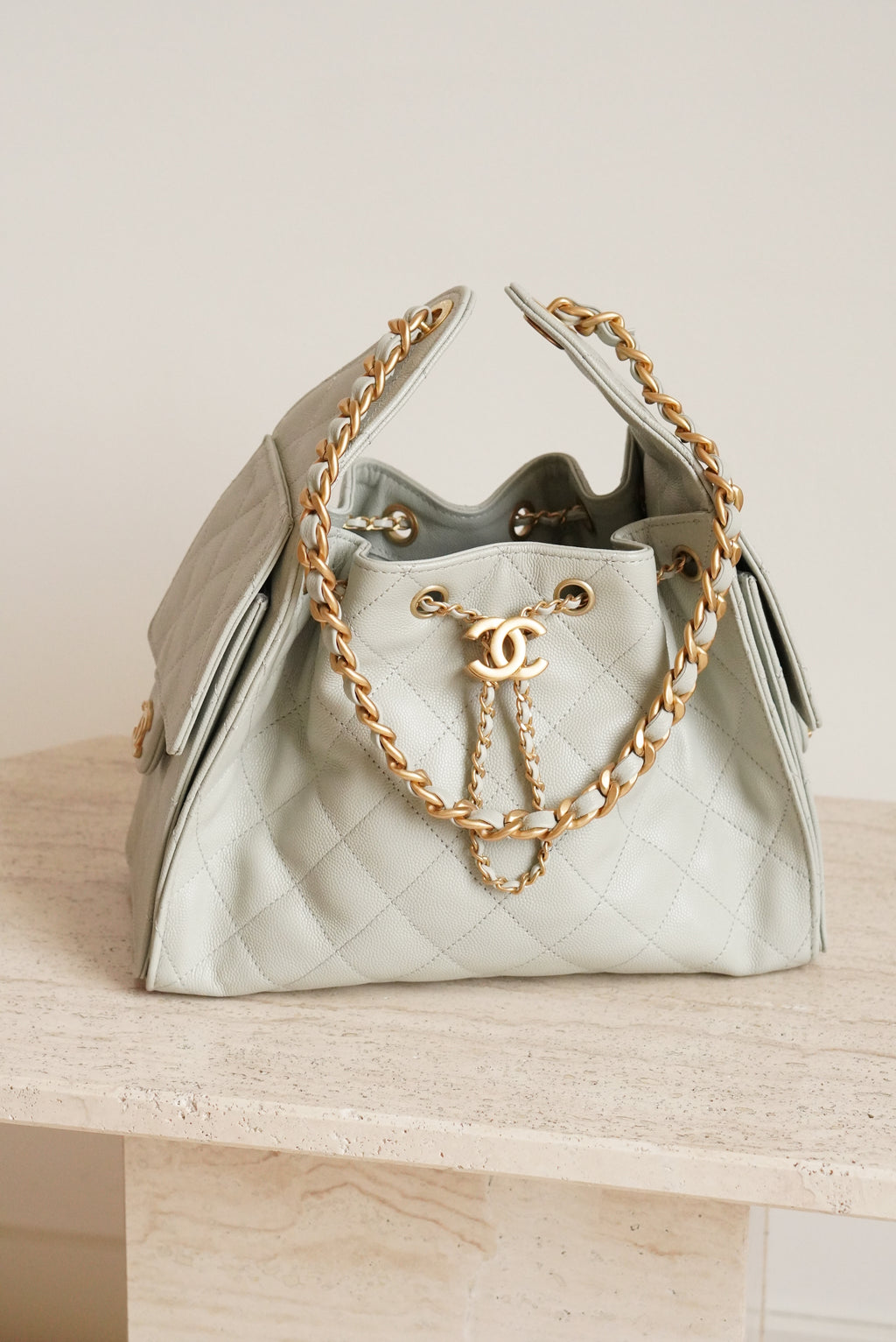 CHANEL 25 SMALL | PASTEL GREEN