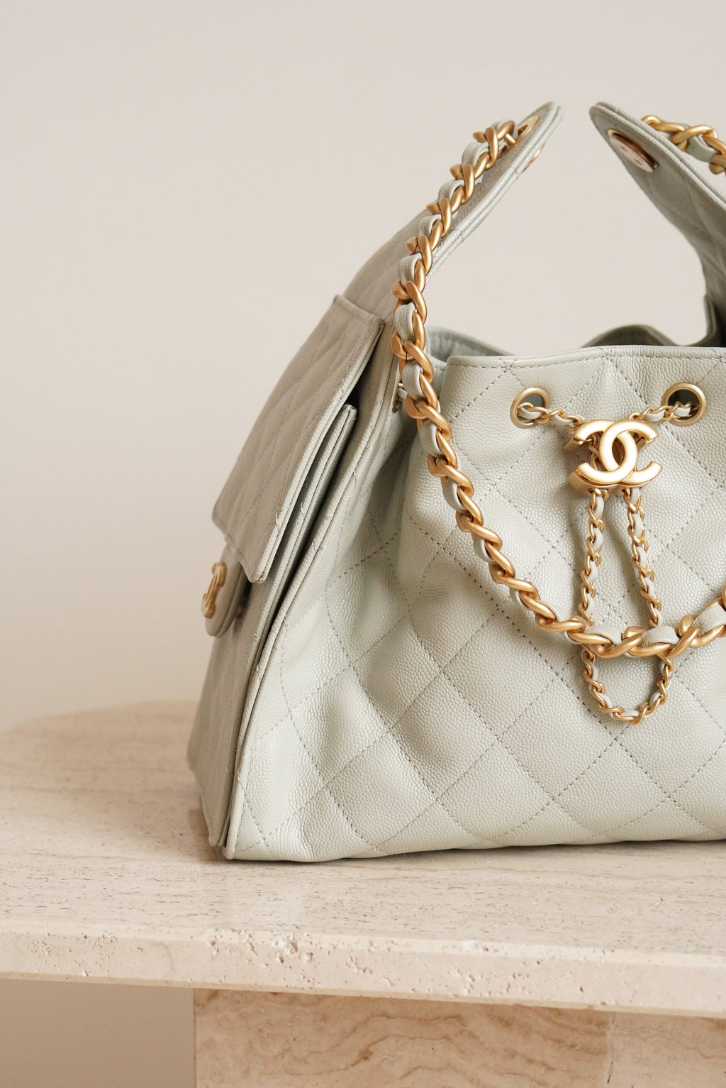 CHANEL 25 SMALL | PASTEL GREEN