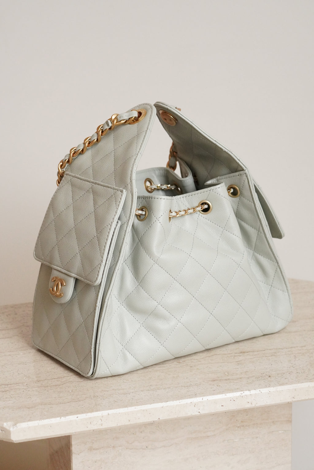 CHANEL 25 SMALL | PASTEL GREEN