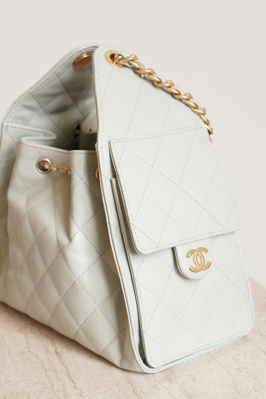 CHANEL 25 SMALL | PASTEL GREEN