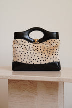 CHANEL 26A 31 MINI SHOPPING BAG | BLACK & LEOPARD